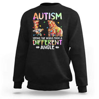 Autism Awareness Giraffe Sweatshirt Seeing The World Differently ASD