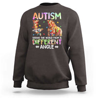 Autism Awareness Giraffe Sweatshirt Seeing The World Differently ASD