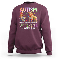 Autism Awareness Giraffe Sweatshirt Seeing The World Differently ASD