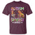 Autism Awareness Giraffe T Shirt Seeing The World Differently ASD