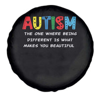 Autism Awareness Spare Tire Cover Different Makes You Beautiful ASD Month Support