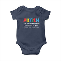 Autism Awareness Baby Onesie Different Makes You Beautiful ASD Month Support