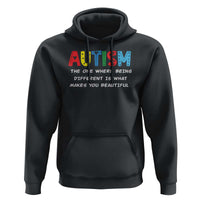 Autism Awareness Hoodie Different Makes You Beautiful ASD Month Support