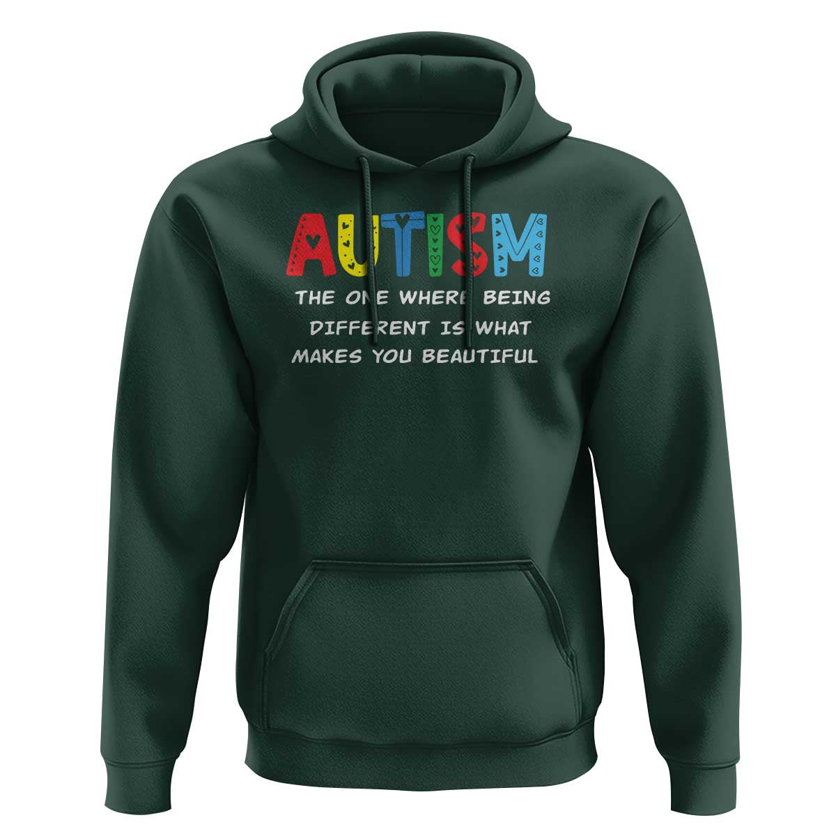 Autism Awareness Hoodie Different Makes You Beautiful ASD Month Support