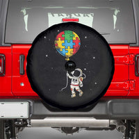Autism Awareness Astronaut Spare Tire Cover Puzzle Pieces Balloon Space Autistic