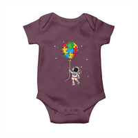 Autism Awareness Astronaut Baby Onesie Puzzle Pieces Balloon Space Autistic