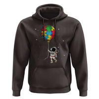Autism Awareness Astronaut Hoodie Puzzle Pieces Balloon Space Autistic