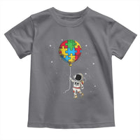 Autism Awareness Astronaut Toddler T Shirt Puzzle Pieces Balloon Space Autistic