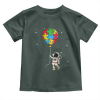 Autism Awareness Astronaut Toddler T Shirt Puzzle Pieces Balloon Space Autistic