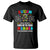 Autism Mom T Shirt Raising Hero Messy Bun Autism Awareness