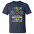 Autism Mom T Shirt Raising Hero Messy Bun Autism Awareness