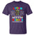 Autism Mom T Shirt Raising Hero Messy Bun Autism Awareness