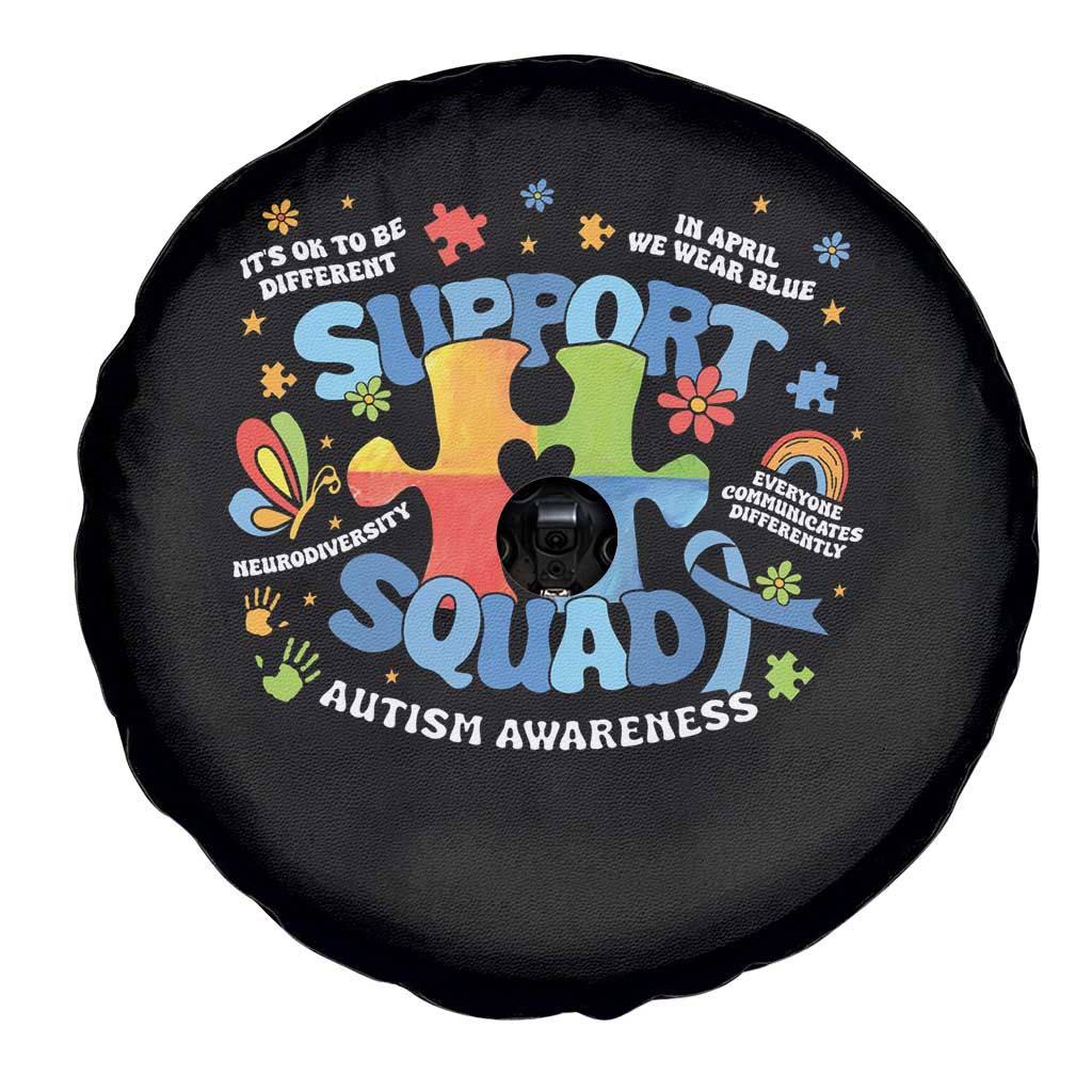 Autism Awareness Support Squad Spare Tire Cover