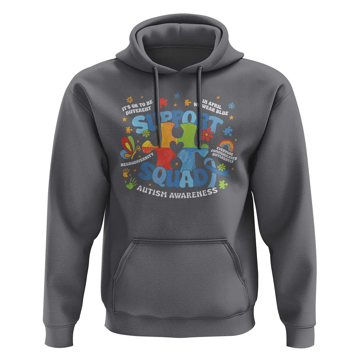 Autism Awareness Support Squad Hoodie