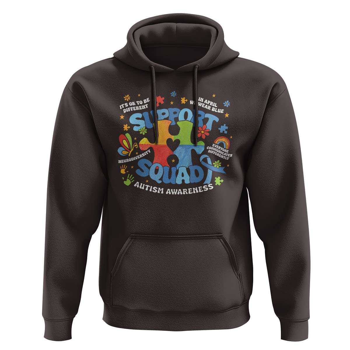 Autism Awareness Support Squad Hoodie