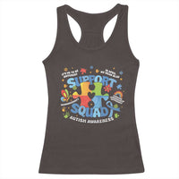 Autism Awareness Support Squad Racerback Tank Top