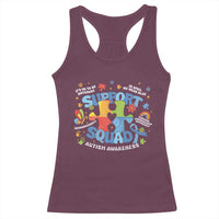 Autism Awareness Support Squad Racerback Tank Top