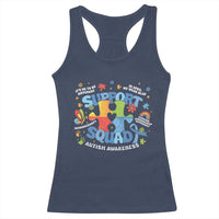 Autism Awareness Support Squad Racerback Tank Top