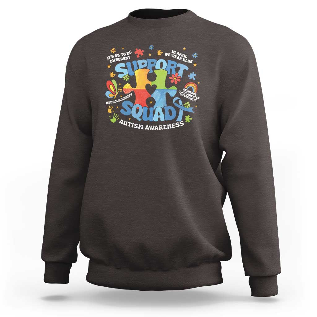 Autism Awareness Support Squad Sweatshirt