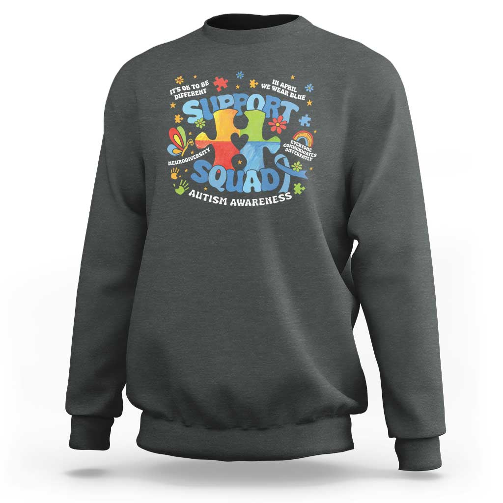 Autism Awareness Support Squad Sweatshirt