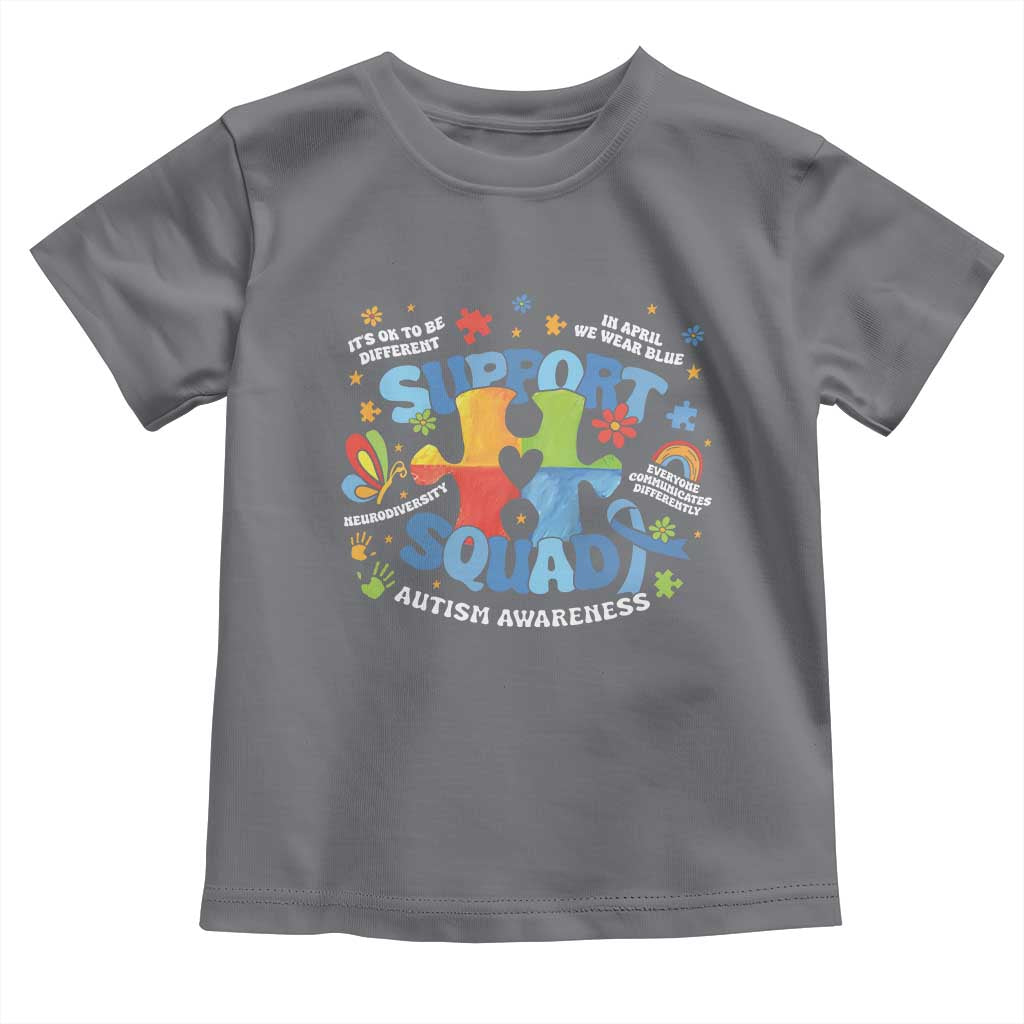 Autism Awareness Support Squad Toddler T Shirt