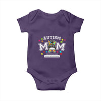 Autism Mom Baby Onesie Much Stronger Messy Bun ASD Autism Awareness