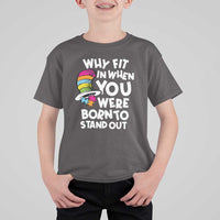 Autism Awareness T Shirt For Kid Why Fit In When You Were Born To Stand Out Autistic Pride