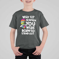 Autism Awareness T Shirt For Kid Why Fit In When You Were Born To Stand Out Autistic Pride
