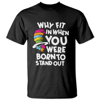 Autism Awareness T Shirt Why Fit In When You Were Born To Stand Out Autistic Pride