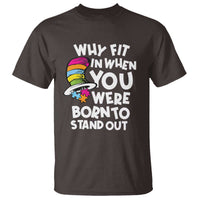 Autism Awareness T Shirt Why Fit In When You Were Born To Stand Out Autistic Pride