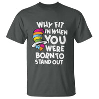 Autism Awareness T Shirt Why Fit In When You Were Born To Stand Out Autistic Pride