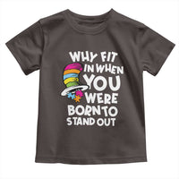 Autism Awareness Toddler T Shirt Why Fit In When You Were Born To Stand Out Autistic Pride