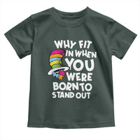 Autism Awareness Toddler T Shirt Why Fit In When You Were Born To Stand Out Autistic Pride