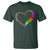 Autism Awareness Love Heart Puzzle Piece T Shirt