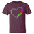 Autism Awareness Love Heart Puzzle Piece T Shirt