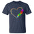 Autism Awareness Love Heart Puzzle Piece T Shirt