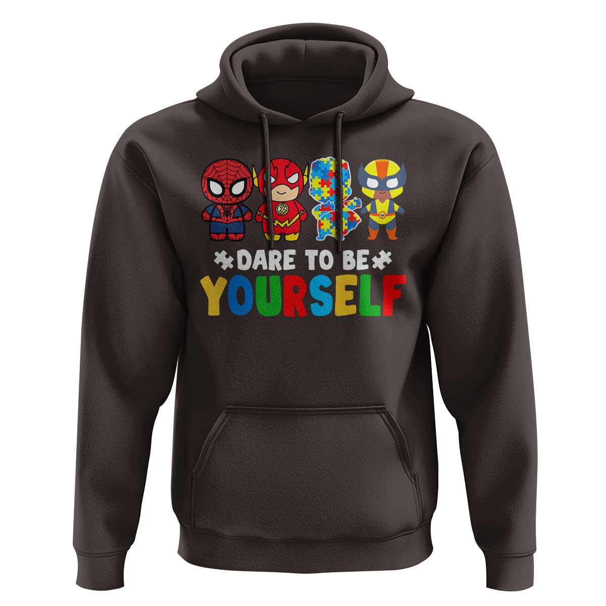 Autism Awareness Superheroes Hoodie Dare To Be Yourself