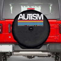 Retro Autism Awareness Acceptance Spare Tire Cover