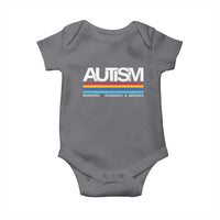 Retro Autism Awareness Acceptance Baby Onesie