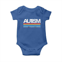 Retro Autism Awareness Acceptance Baby Onesie