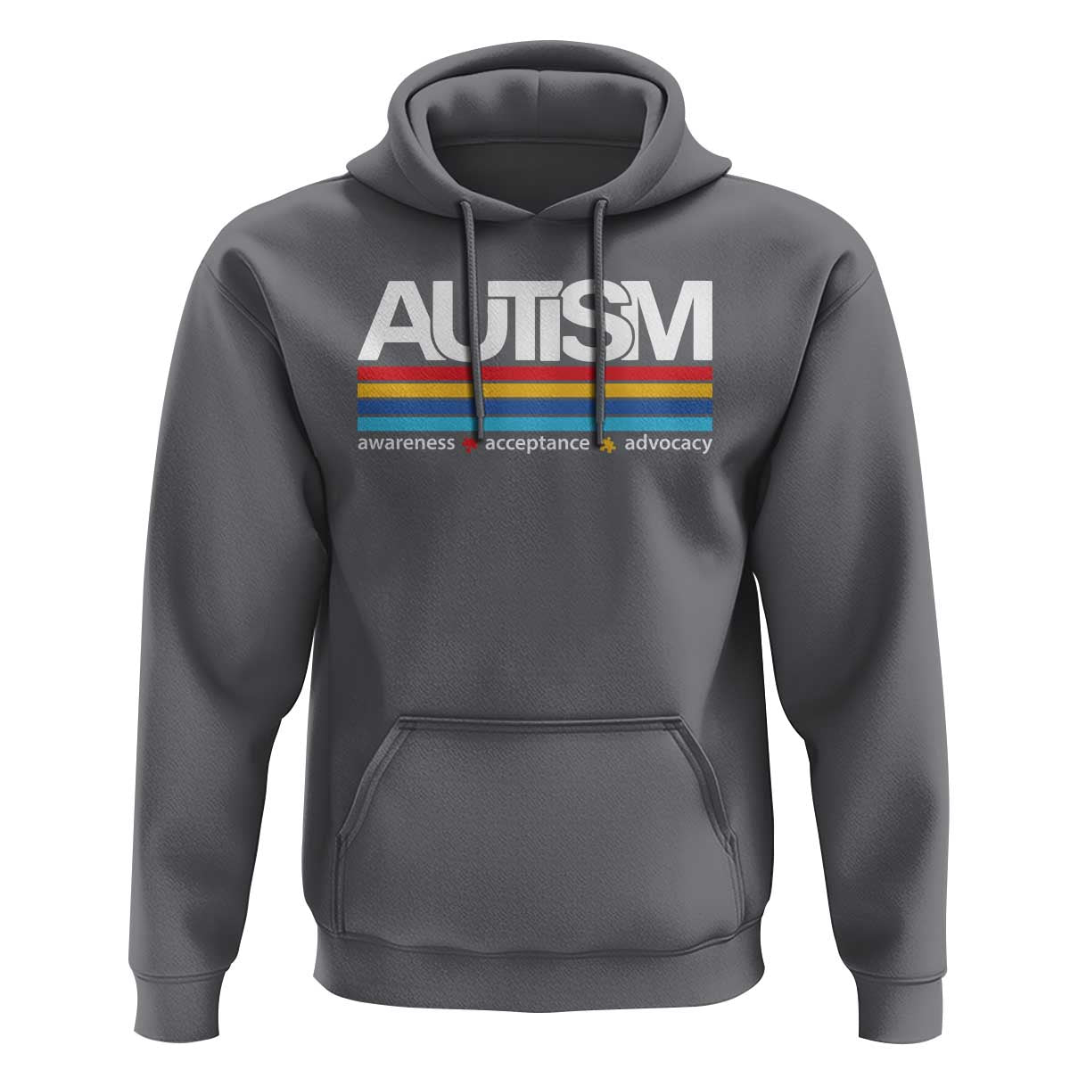 Retro Autism Awareness Acceptance Hoodie
