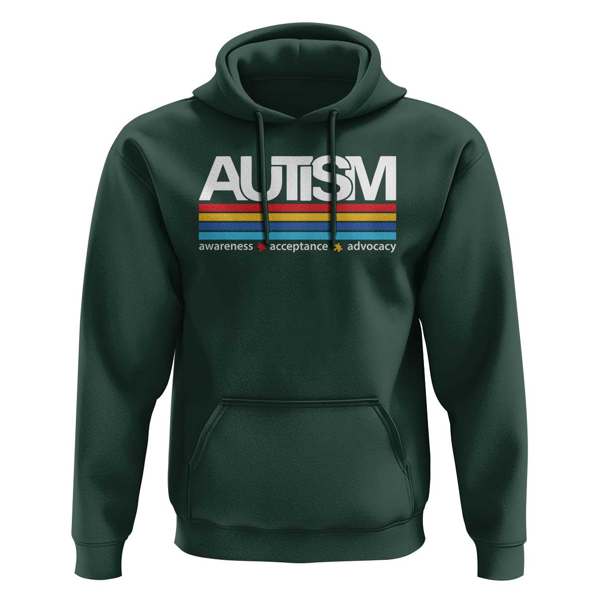 Retro Autism Awareness Acceptance Hoodie
