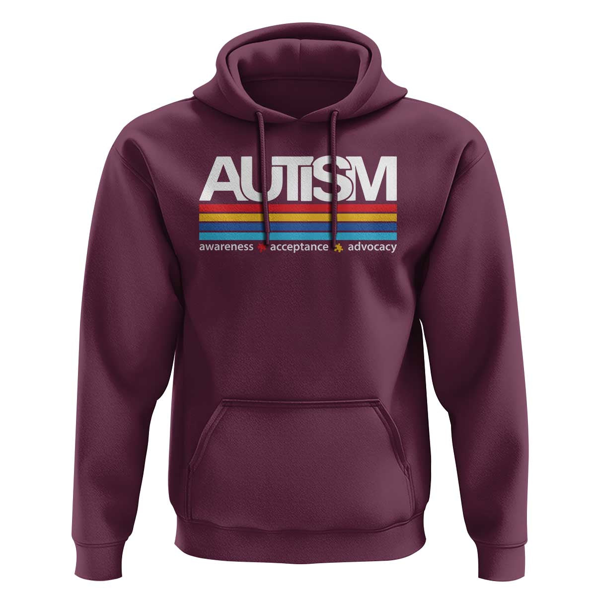 Retro Autism Awareness Acceptance Hoodie