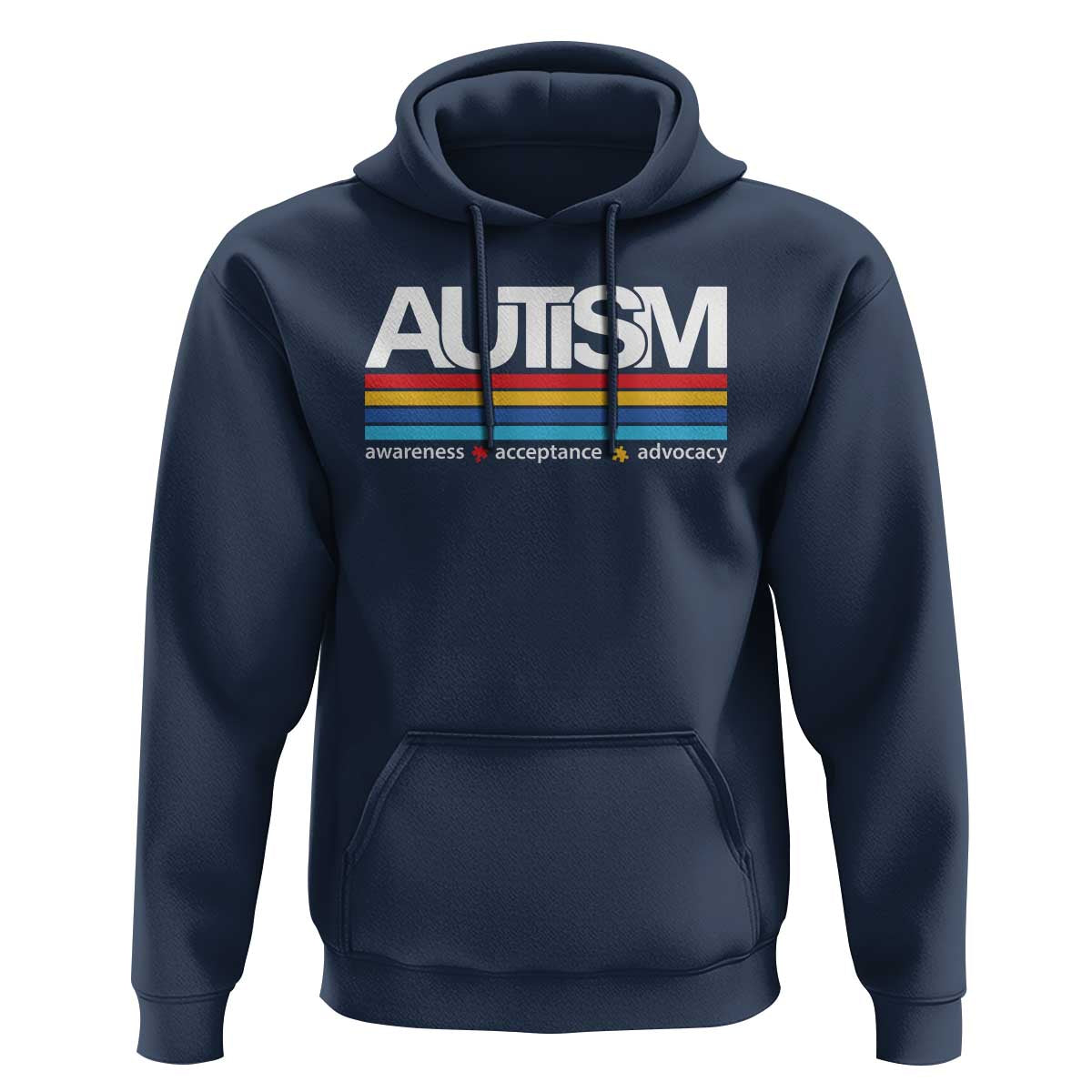 Retro Autism Awareness Acceptance Hoodie
