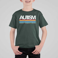 Retro Autism Awareness Acceptance T Shirt For Kid