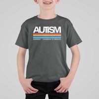 Retro Autism Awareness Acceptance T Shirt For Kid