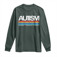 Retro Autism Awareness Acceptance Long Sleeve Shirt