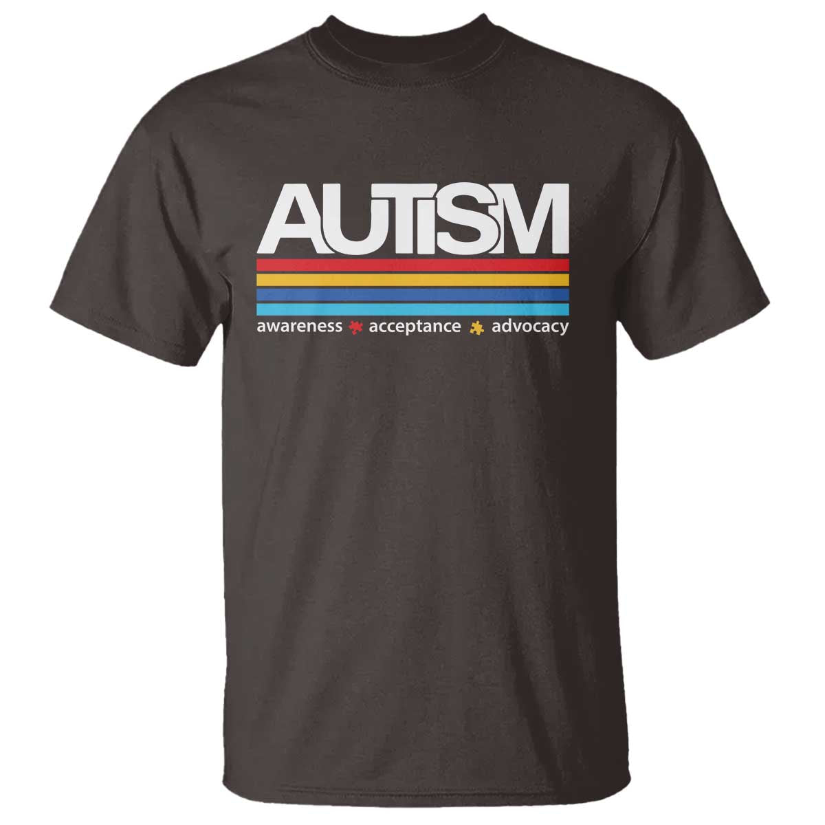 Retro Autism Awareness Acceptance T Shirt