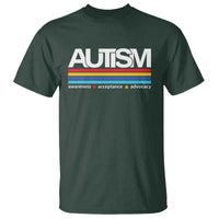 Retro Autism Awareness Acceptance T Shirt
