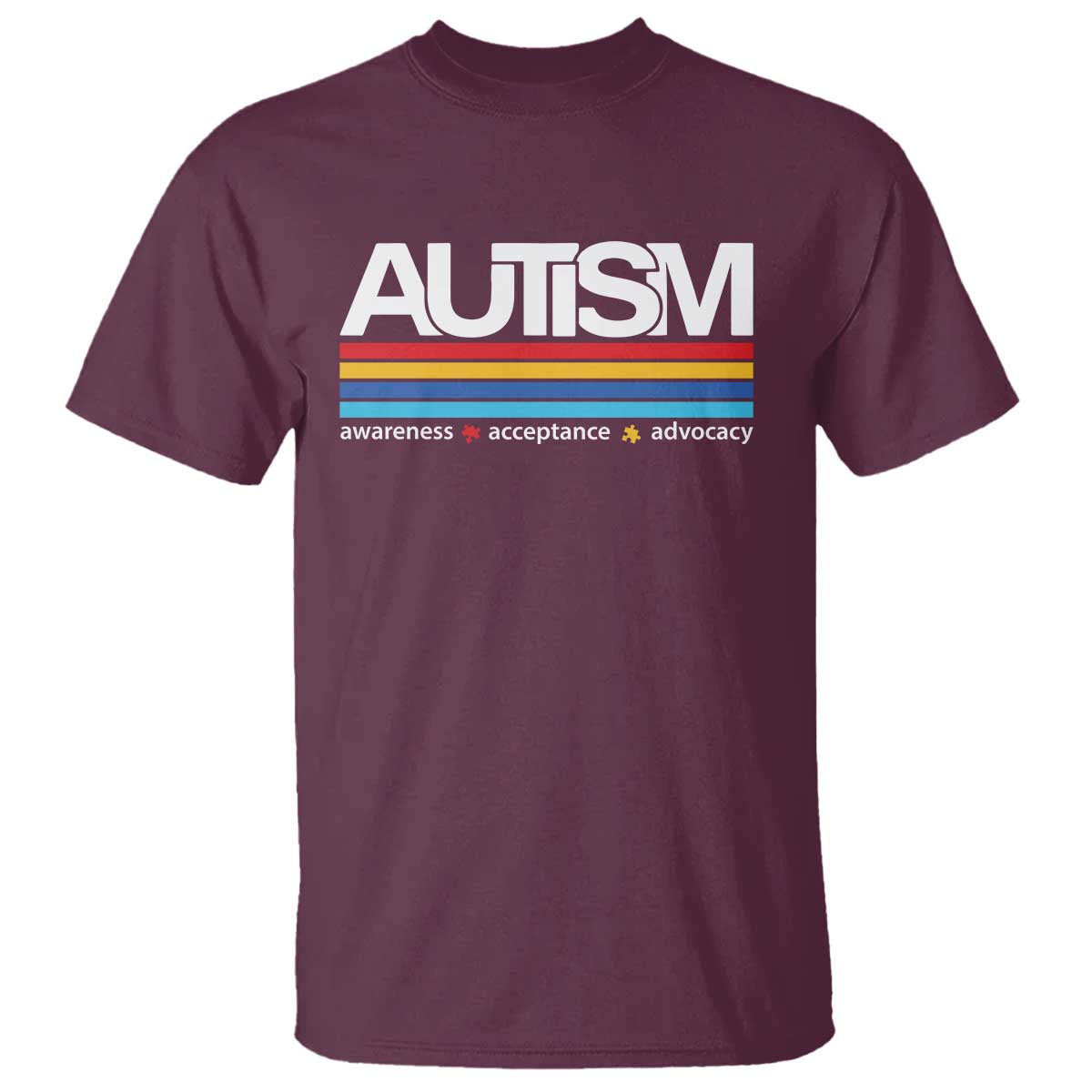 Retro Autism Awareness Acceptance T Shirt